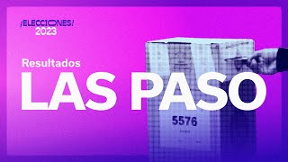 PASO 2023 Escrutinio resultados y análisis [upl. by Jar]