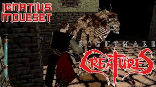 Nightmare CreaturesPS1  Ignatius  All Moves  Inputs [upl. by Odrarej187]