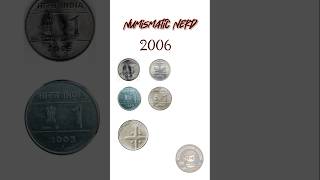 Rs 1 Rare Cross Coin Value  shorts ytshorts numismaticnerd coincollection indiancoins rare [upl. by Mini]