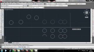 AutoCad การใช้คำสั่ง copy move ทำซ้ำ เคลื่อนย้ายวัตถุ [upl. by Tnilk250]