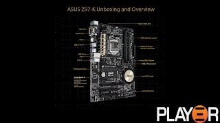 ASUS Z97K Unboxing and Overview [upl. by Yelsiap]