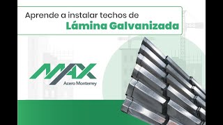 Aprende a instalar techos de lámina galvanizada en menos de 3 minutos [upl. by Ilojna]