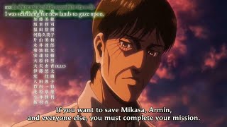 Eren Kruger Mentions Armin and Mikasa [upl. by Ixel915]