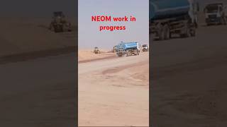 neom city work in progress neom neomcity construction automobile [upl. by Loleta737]