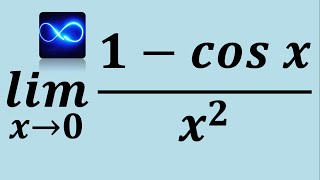 77 Límite trigonométrico 1  cos x entre x2 multiplicando por conjugado  Límite [upl. by Libby875]