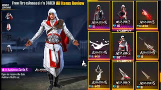 🔥 Veja agora os conjuntos da parceria Free Fire e Assassins Creed 🔥 shorts [upl. by Akeemaj922]