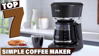 Simplify Your Brew Top 7 Coffee Makers for Easy Mornings [upl. by Assirrem891]