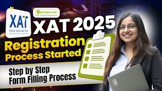 XAT 2025 Registration Process Started Step By Step Form Filling Process [upl. by Hamo]