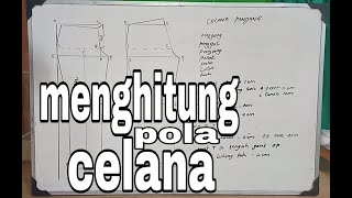 Menghitung pola celana [upl. by Dickens371]