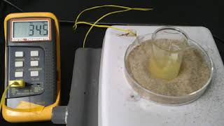 Synthesis of Cisplatin Part 5 Reacting cisdiamminediiodoplatinumII with silver sulfate [upl. by Aneehsram605]