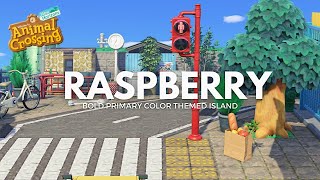 RASPBERRY  Animal Crossing New Horizons Island Tour [upl. by Anelra]