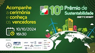 10º Prêmio de Sustentabilidade  Cerimônia de Premiação [upl. by Ylrak]