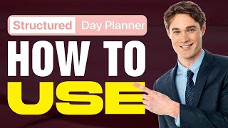 How To Use Structured Daily Planner App 2024 [upl. by Ataynek]