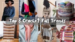 What to Crochet for Fall 2023  Top Trends in Home  Wardrobe [upl. by Oivalf982]