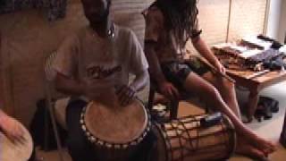 KARAMBA  Incredible djembe Kan and Solos LIBERTIE [upl. by Alehcim]