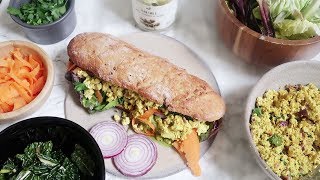 Une Journée Dans Mon Assiette Vegan  Recette Tofu brouillé 🍠 [upl. by Mcwherter]