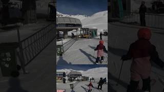 Sessellift Skilift Mot Da Ri  Motta Naluns  Scuol in der Schweiz [upl. by Surtemed]