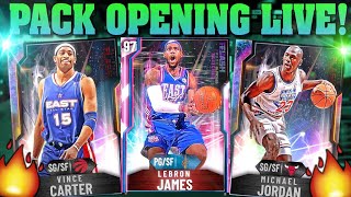 GALAXY OPAL MICHAEL JORDAN PACK OPENING GLITCHED PINK DIAMOND LEBRON IN NBA 2K20 MYTEAM OMG [upl. by Pasho]