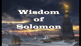 Wisdom of Solomon  Apocrypha Audiobook [upl. by Ahsikyw]