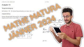 Mathe Matura Wintertermin Jänner 2024  Komplett durchgerechnet [upl. by Desi880]