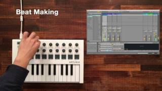 Arturia Minilab MK2 1  Beat Making [upl. by Pass]