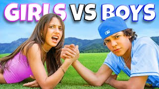 BOYS vs GIRLS CHALLENGE With My BEST FRIEND [upl. by Papert]