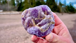 I found Amethyst and Agates in Lake Superior [upl. by Guinn]