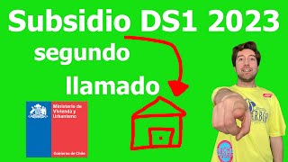 Postulación subsidio DS1 segundo llamado 2023 [upl. by Oiramad]