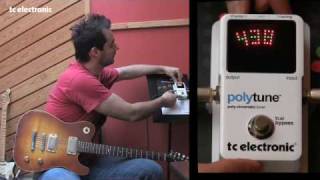 TC Electronic PolyTune  Reference Pitch amp Total Recall [upl. by Ahsaret]