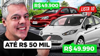 10 CARROS MAIS PROCURADOS ATÉ R 50 MIL [upl. by Glyn]