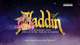 Aladdin  Bristol Hippodrome  ATG Tickets [upl. by Burnie235]