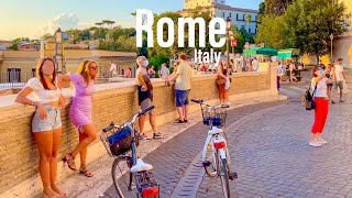 Rome Italy 🇮🇹  Evening Walk  September 2021  4KHDR Walking Tour ▶103min [upl. by Eldin]