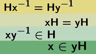 Abstract Algebra  Coset equality [upl. by Okiek184]