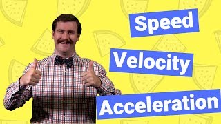 Speed Velocity and Acceleration  Physics of Motion Explained [upl. by Nagiam]