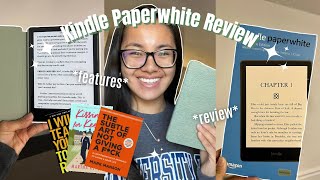 KINDLE PAPERWHITE REVIEW Signature Edition 11th gen How to use GoodReads Kindle Unlimited etc [upl. by Cavil]