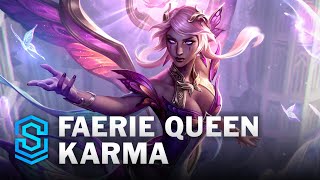 Faerie Queen Karma Skin Spotlight  League of Legends [upl. by Aniz455]