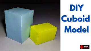 How To Make A Cuboid Model  How To Make Cuboid For Project  DIY 3D Shape For School Projects [upl. by Marigold]