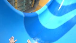 Speedy Spacebowl Water Slide at Aquapark Kladno [upl. by Cassiani]