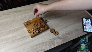 Showing BSIRI Tic Tac Toe Wooden Board Game [upl. by Lleznod61]