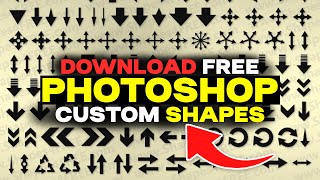 How To Download Custom Shapes For Adobe Photoshop In Under 2 Minutes  Full Guide [upl. by Hun]