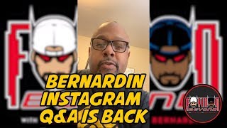 Bernardin Instagram QampA is Back [upl. by Adihaj]