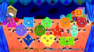 Shapes Song  64  Shapes Show Effects  BlackDiamond Nursery Rhymes amp Kids Song [upl. by Aynwad]