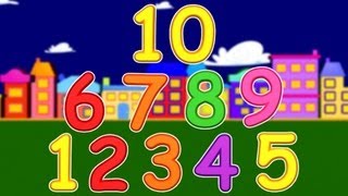 Numbers Song  Ten Little Numbers  Kids And Childrens Song [upl. by Ollehcram358]