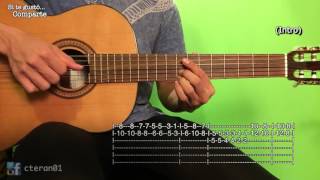 Locura Automatica  La Secta Tutorial Guitarra [upl. by Gitel]