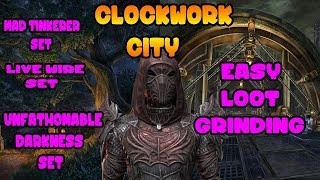 ESO Clock Work DLC Gear Sets  Where To Get Clockwork City Gear Sets ESO [upl. by Ygiaf442]