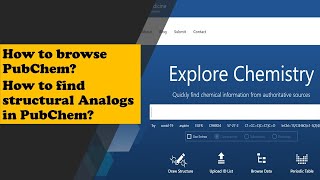 How to browse PubChem How to find structural Analogs in PubChem [upl. by Ydnelg]