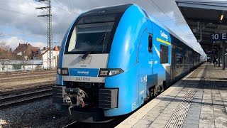 GoAhead Bayern Siemens Desiro HCSiemens Mireo als RB86 nach Gessertshausen in MünchenPasing [upl. by Kcirrez36]