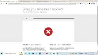 How to Unblock Blocked Websites on Google Chrome 2023  Sorry you have been blocked 2024 [upl. by Schroer]