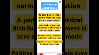 skewness in distribution research paper1shortsfeed shortsviral shortsvideo ugcpaper1 ugcnet [upl. by Philbo657]