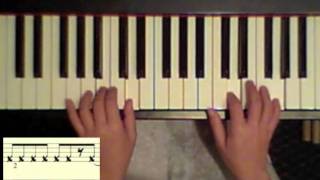 How to play a Salsa montuno tumbao on the piano  tutorial 2 [upl. by Myrta]